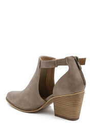 Fimby Pointed Toe Cutout Bootie