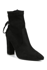 Curio Block Heel Stretch Bootie