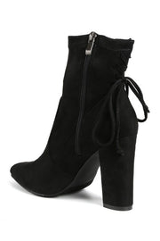 Curio Block Heel Stretch Bootie