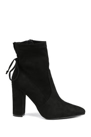 Curio Block Heel Stretch Bootie