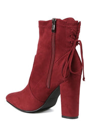 Curio Block Heel Stretch Bootie