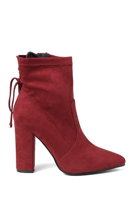 Curio Block Heel Stretch Bootie