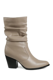 Sparky Slouchy Stack Heel Bootie