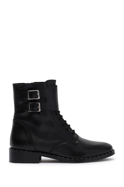 Rebel Lace Buckle Boot