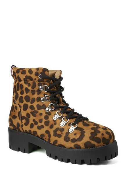 Chaplin Chunky Heel Combat Hiker Boot