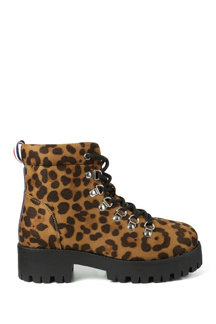 Chaplin Chunky Heel Combat Hiker Boot