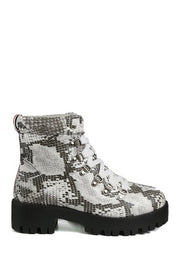 Chaplin Chunky Heel Combat Hiker Boot